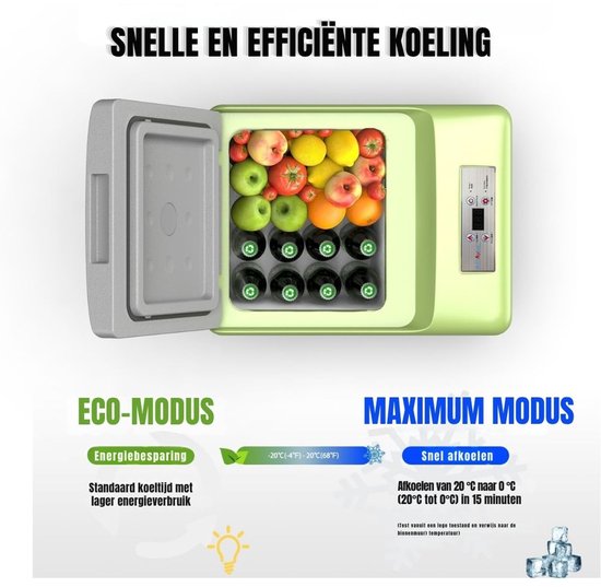 VALI® Koelbox - Koelbox 12v 220v - Koelbox Elektrisch - Grijs - 43cm x 32cm x 25cm van Vali — afbeelding 2