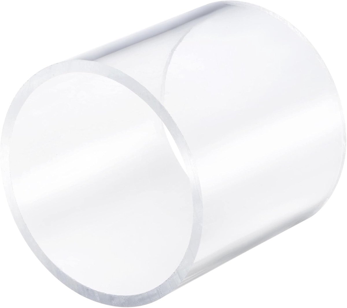 sourcing map Acrylbuis Starr ronde buis transparant 90 mm ID 100 mm AD 100 mm voor verlichting, modellen, sanitaire installaties, kunsthandwerk