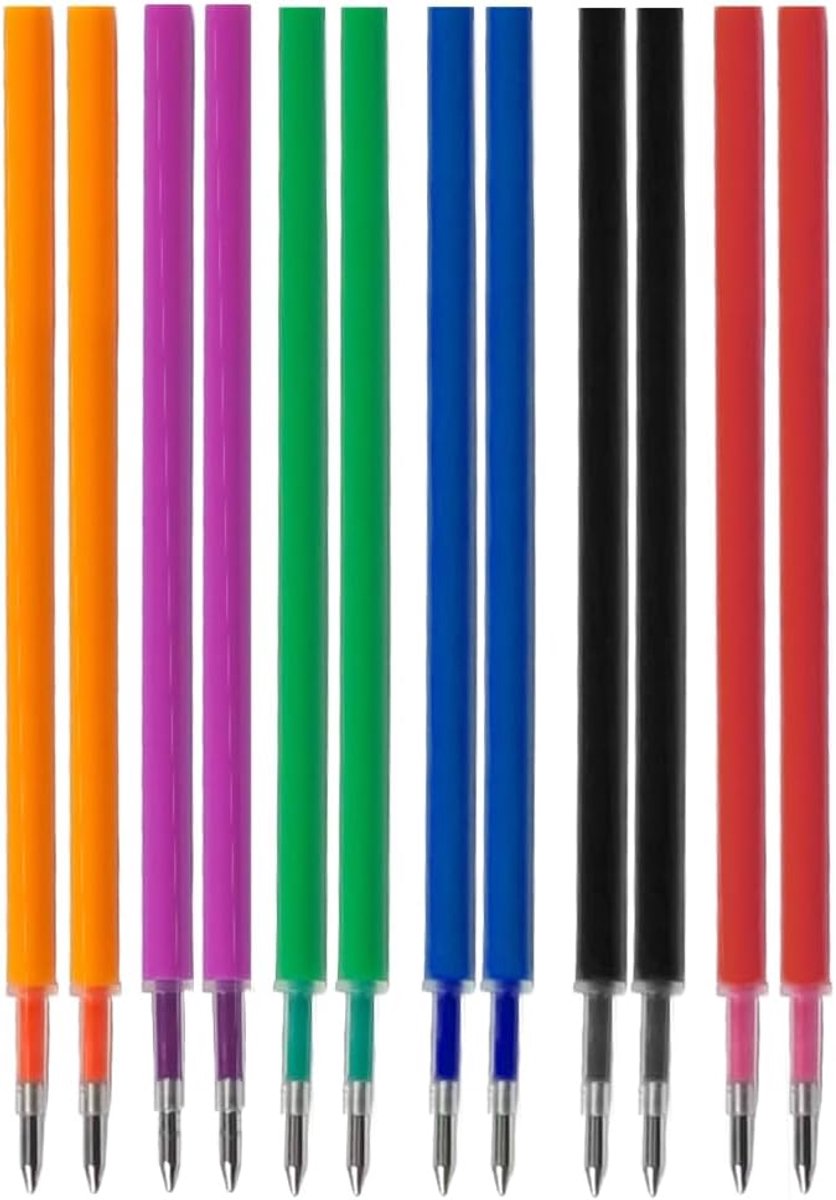 Set van 12 vervangende vullingen, gelpenvulling, uitwisbaar voor Legam-pennen, uitwisbare pennen, Bee en Milano