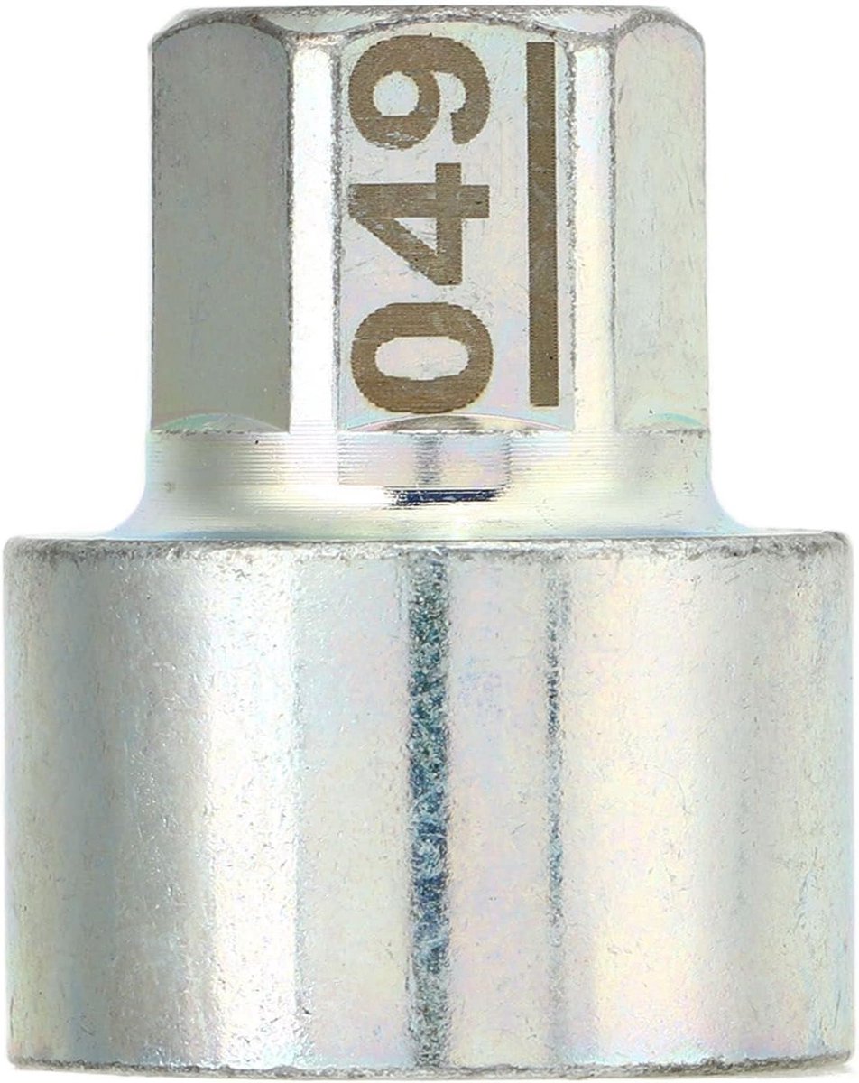 Wielmoeren Removal Tool, Wielslot Sleutel Anti Diefstal Lugnut Socket Vervanging voor 1 3 5 6 7 Serie X1 X2 X3 X4 X5 X6 Z4(049)