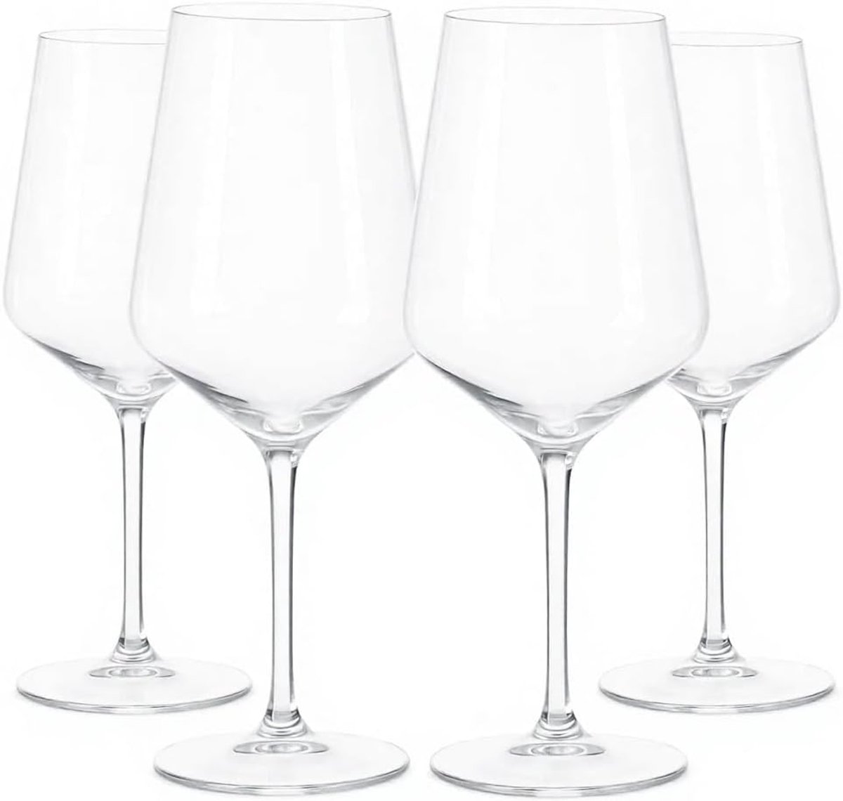 Wijnglazen, set van 4 (400 ml), onbreekbaar en kristalhelder, onbreekbare outdoorglazen met steel voor camping, zwembad, picknick en tuin, BPA-vrij en vaatwasmachinebestendig