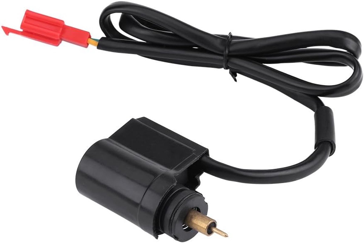 Elektrische Choke ABS Koper 2 Pin Zwart Rood Carburateur Automatische Elektrische Choke voor GY6 Scooter Bromfiets Kabel Lengte 700mm