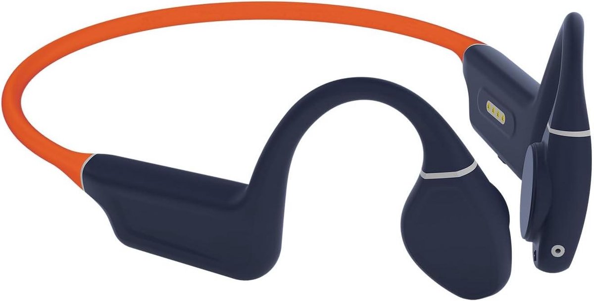Draadloze Hoofdtelefoon - Bone Conduction - Sporten en Muziek - 8GB MP3 Speler - 10 Uur Batterij - Oranje