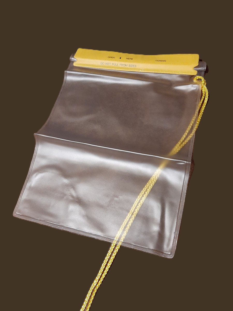 Allcamp waterdicht tasje 12 x 18 cm - neckpouch - documenten tasje