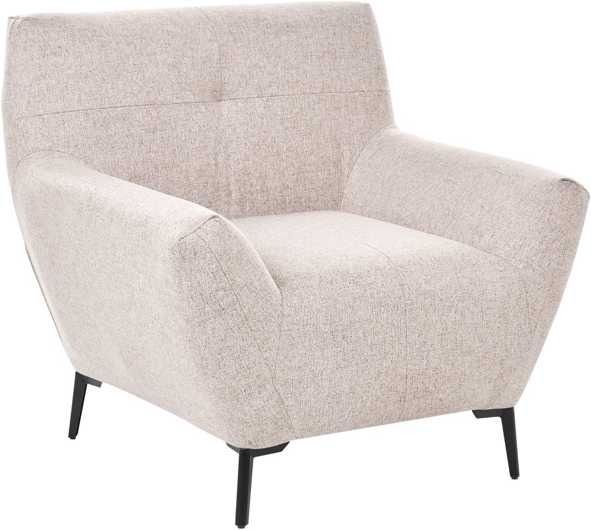 LAKENE - Fauteuil - Beige - Polyester
