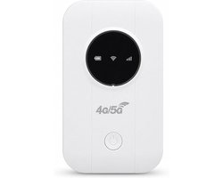 Draagbare 4G/5G wifi-hotspot, snelle mobiele router van 300 Mbps met simkaartsleuf, 4G LTE USB-modem die tot 10 apparaten ondersteunt, ideaal voor op reis.