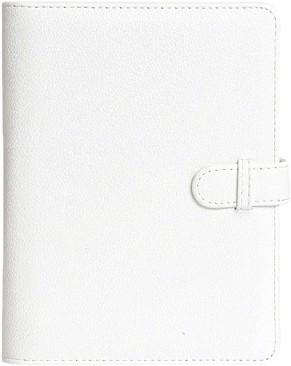 SnelShoppen - 80 Pocket Wide Foto Album voor Instant Camera's - Geschikt voor Polaroid & Fujifilm Instax - Opslag voor 80 Foto's - Wit - Perfect voor