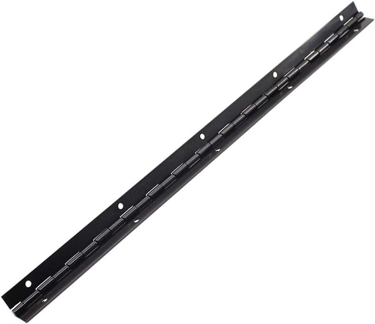 26 x 380 mm Piano Tape, Stabiele Doorlopende Scharnier voor Meubels, Kastdeuren en Boten, Zwart, 1 Stuk