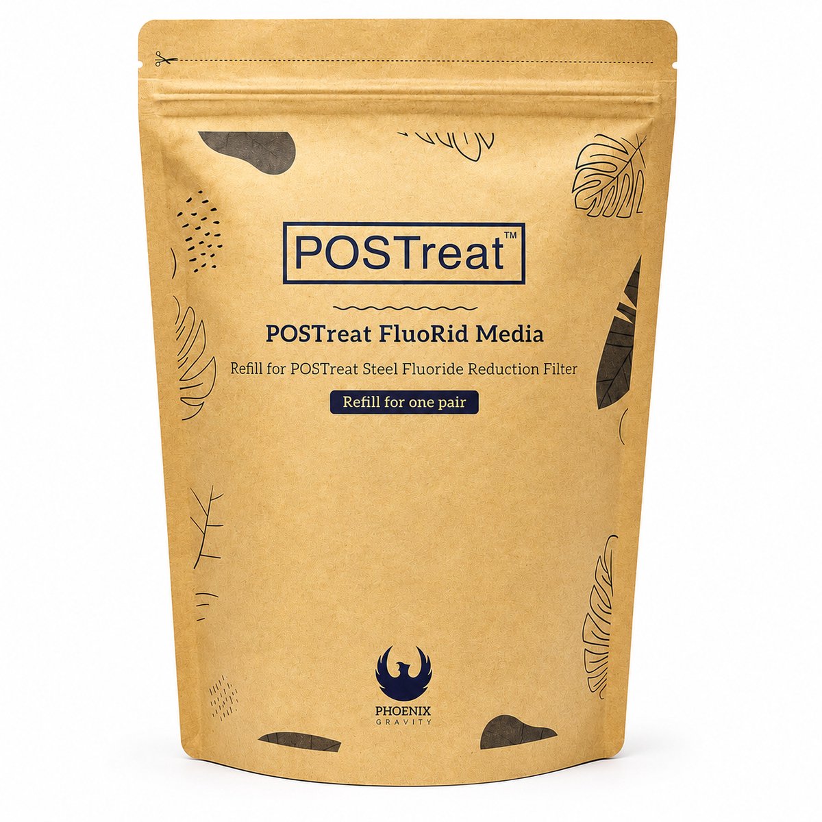 Phoenix POS treat Fluorid media navulling 250 gr (pakket van 2) - cartridge niet inbegrepen