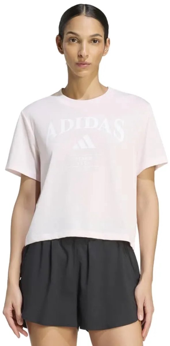 Adidas Heritage Graphic T-shirt Met Korte Mouwen Vrouw Roze