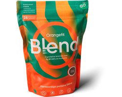 Orangefit Orangefit Blend Proteine Poeder - Vegan Proteine Shake - 750g (25 shakes) - Eiwitshake Choco - met BCAA & Kurkuma - Pre / Post Workout