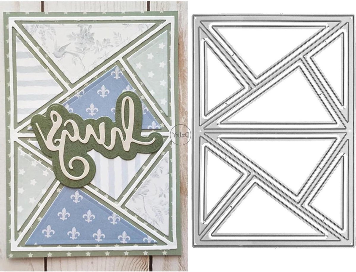 Snijmal Set - Papier Crafts - Kaarten Maken - Koolstofstaal - N.v.t. - Metaal