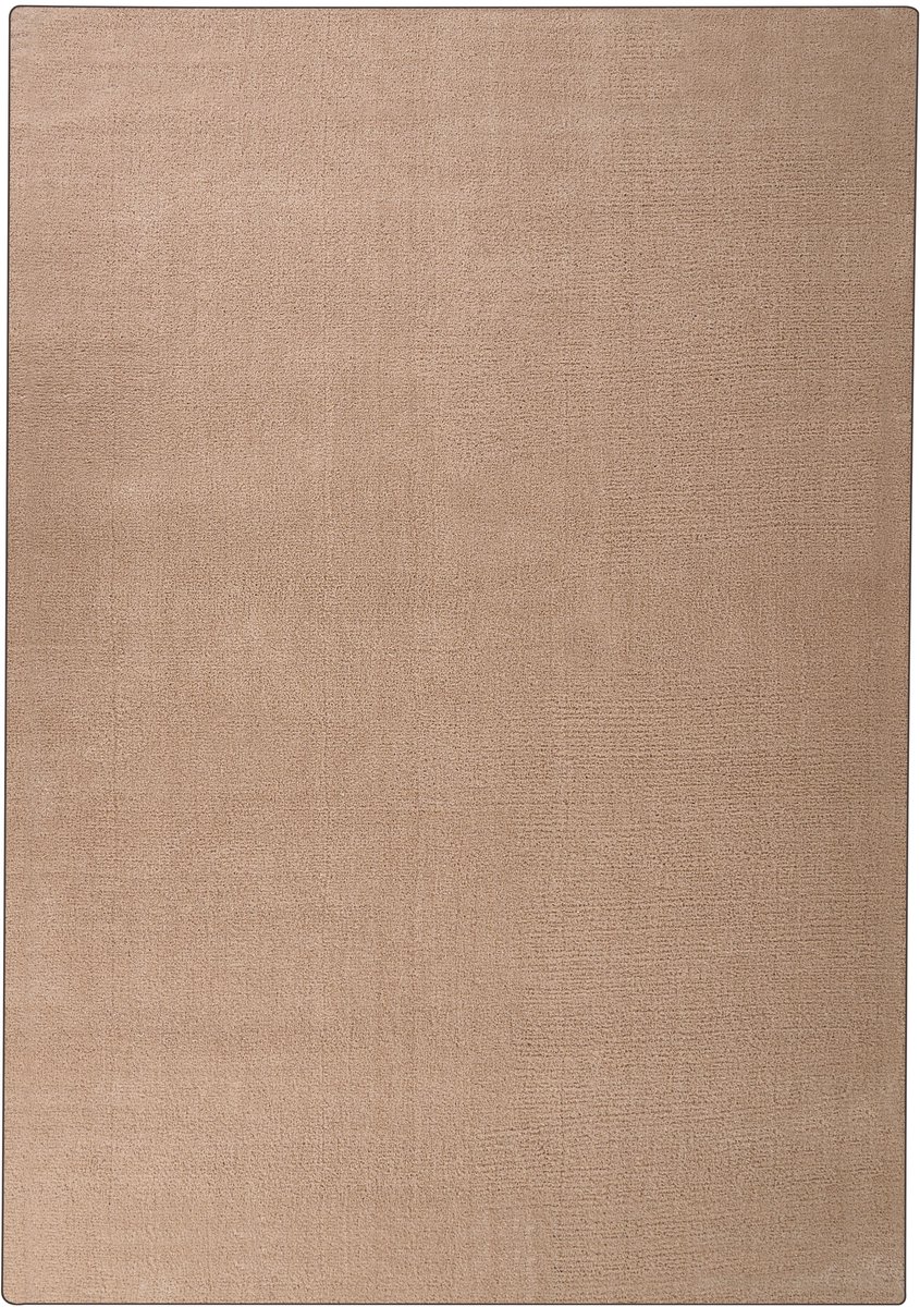 DEMRE - Shaggy vloerkleed - Zandbeige - 140 x 200 cm - Polyester