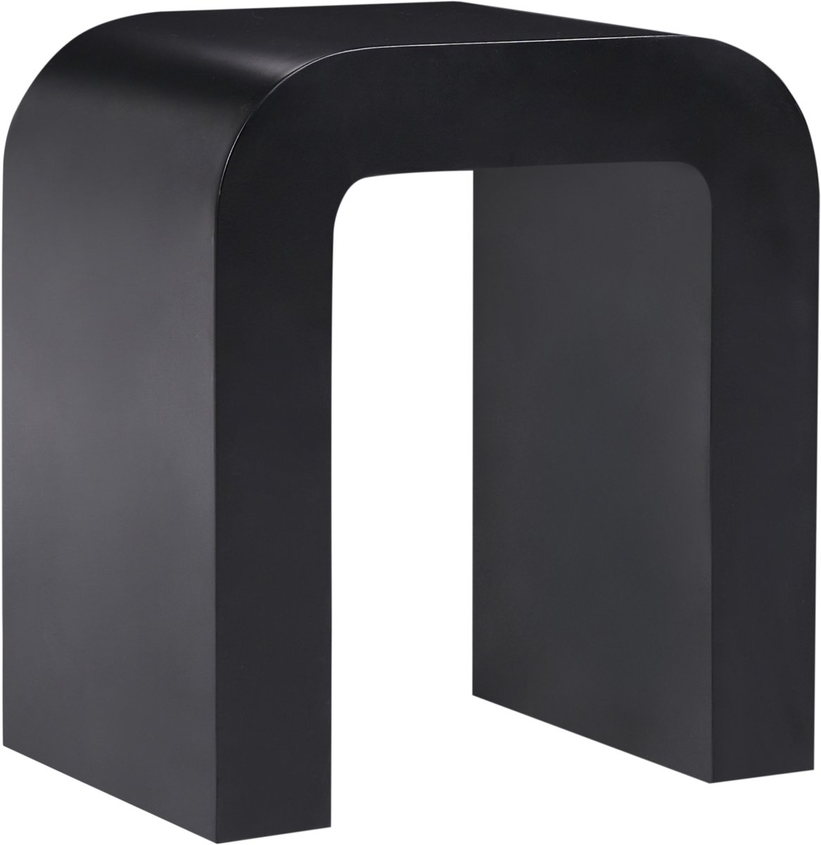 ENID - Bijzettafel - Zwart - MDF