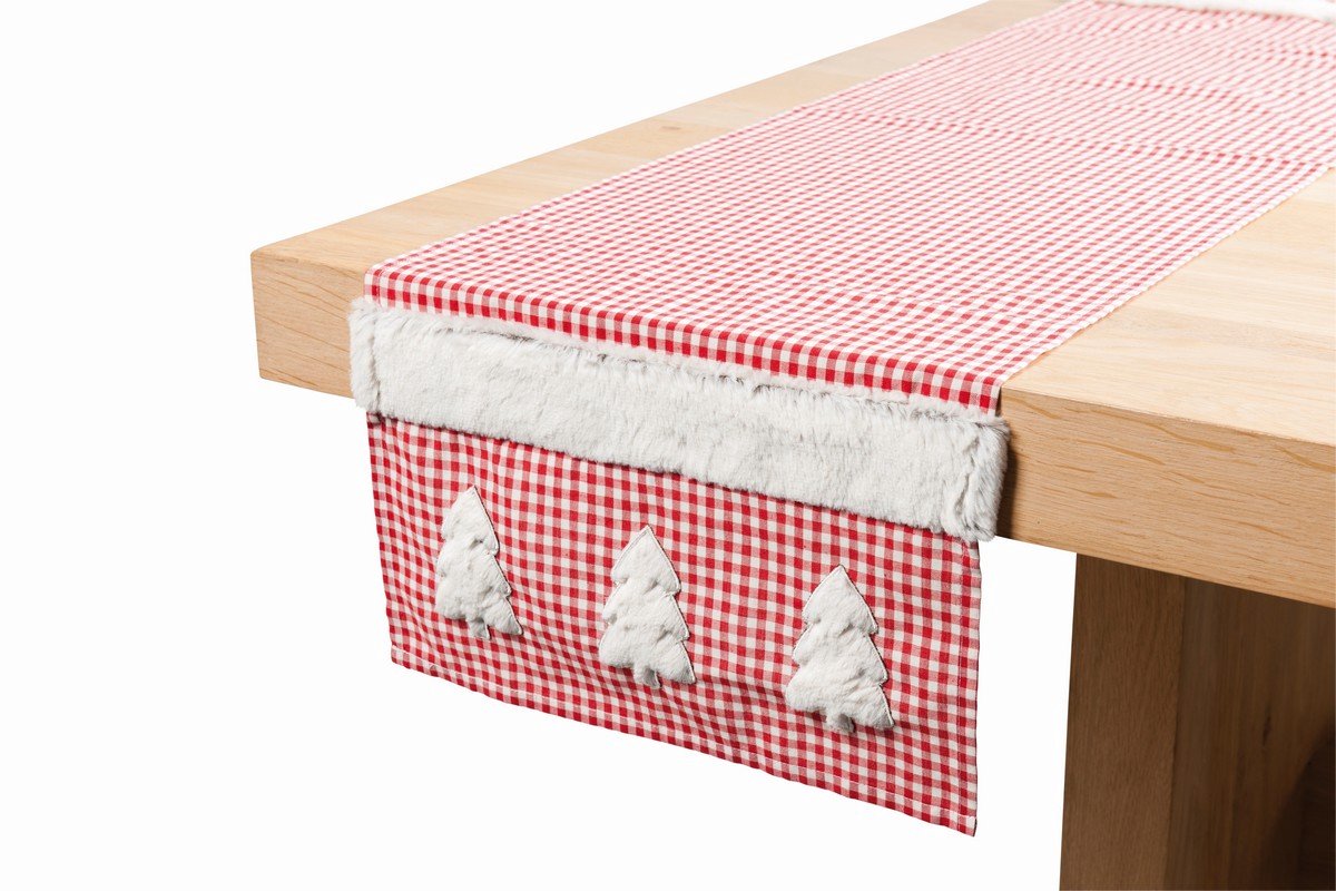 Finn Tafelloper rood 40x150cm