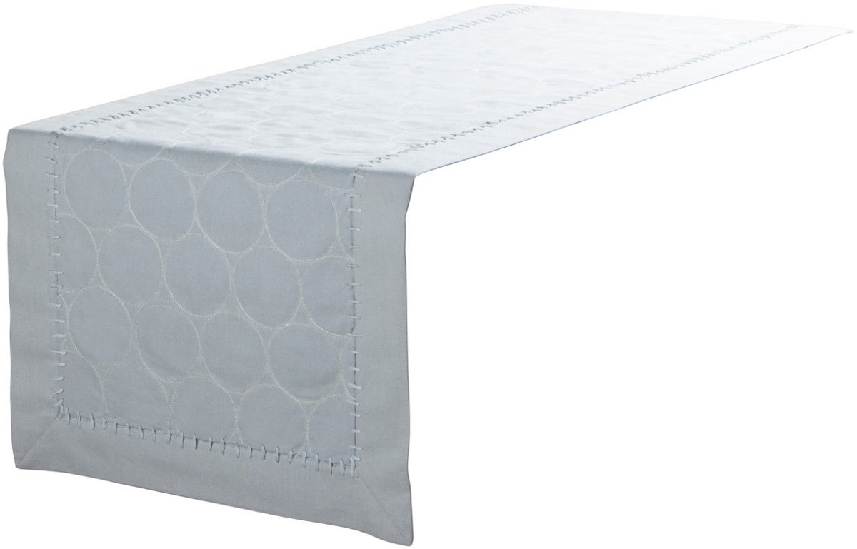 Liam Tafelloper ice blauw 40x140cm