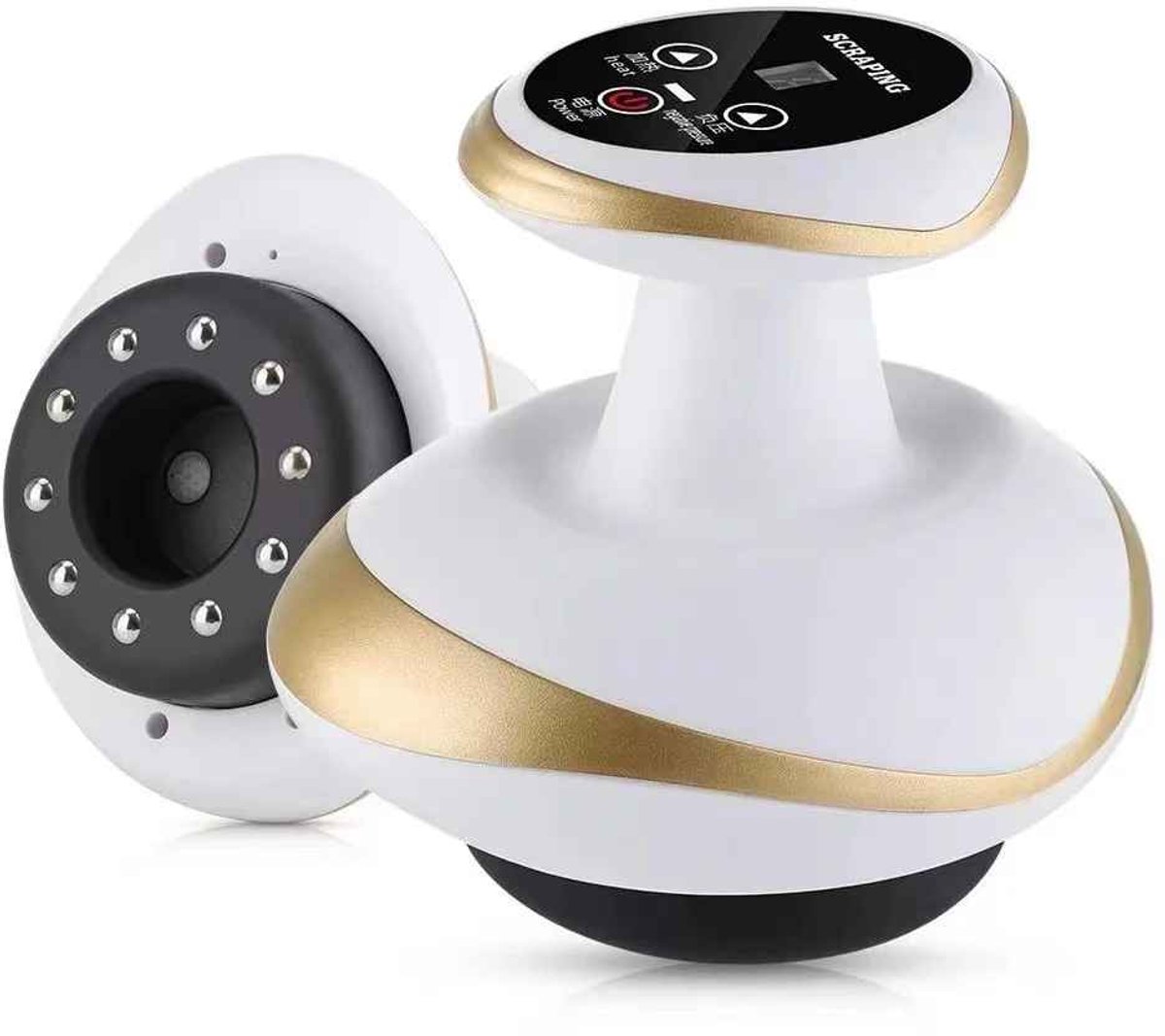 Casa Living Massage Apparaat - Elektrische Cupping Massager met Verwarming - 18 Instellingen - Oplaadbaar - Voor Lichaamsmassage