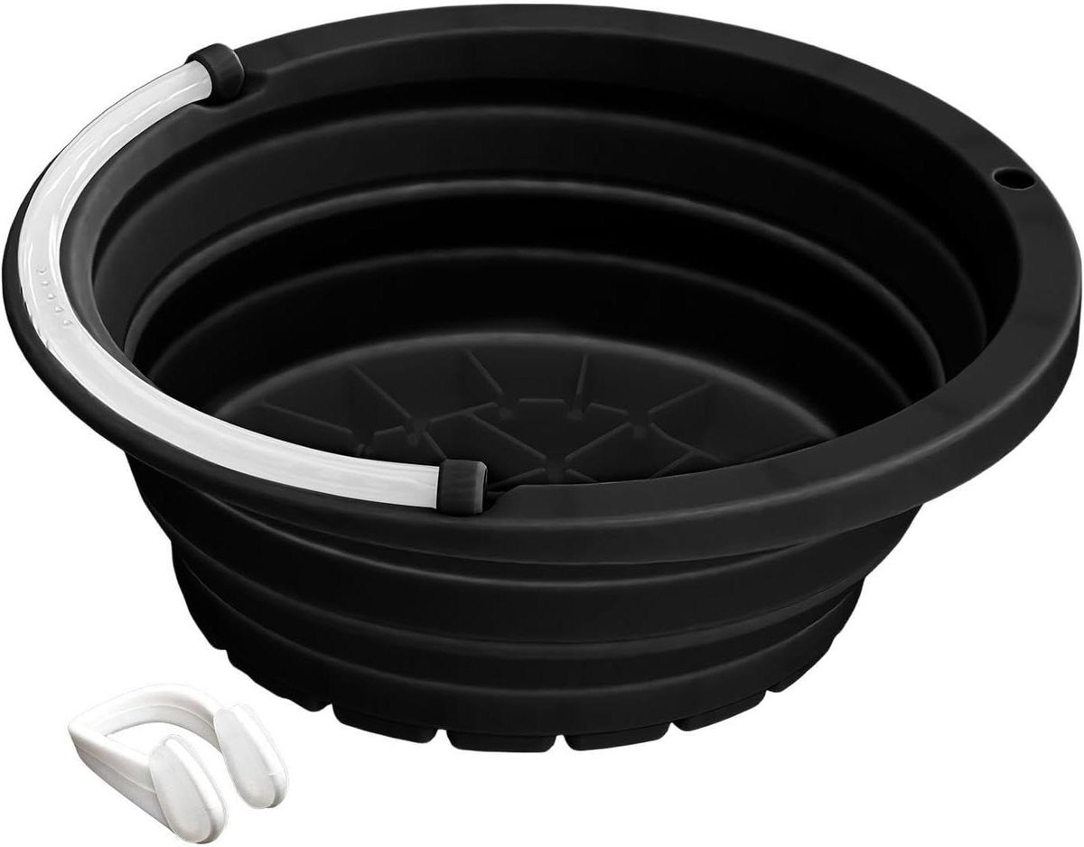 Gezicht Ice Bath - Opvouwbare Tub - Gezichtsverzorging Thuis - Ergonomisch Ontwerp - 26 x 18 x 10 cm - Wit