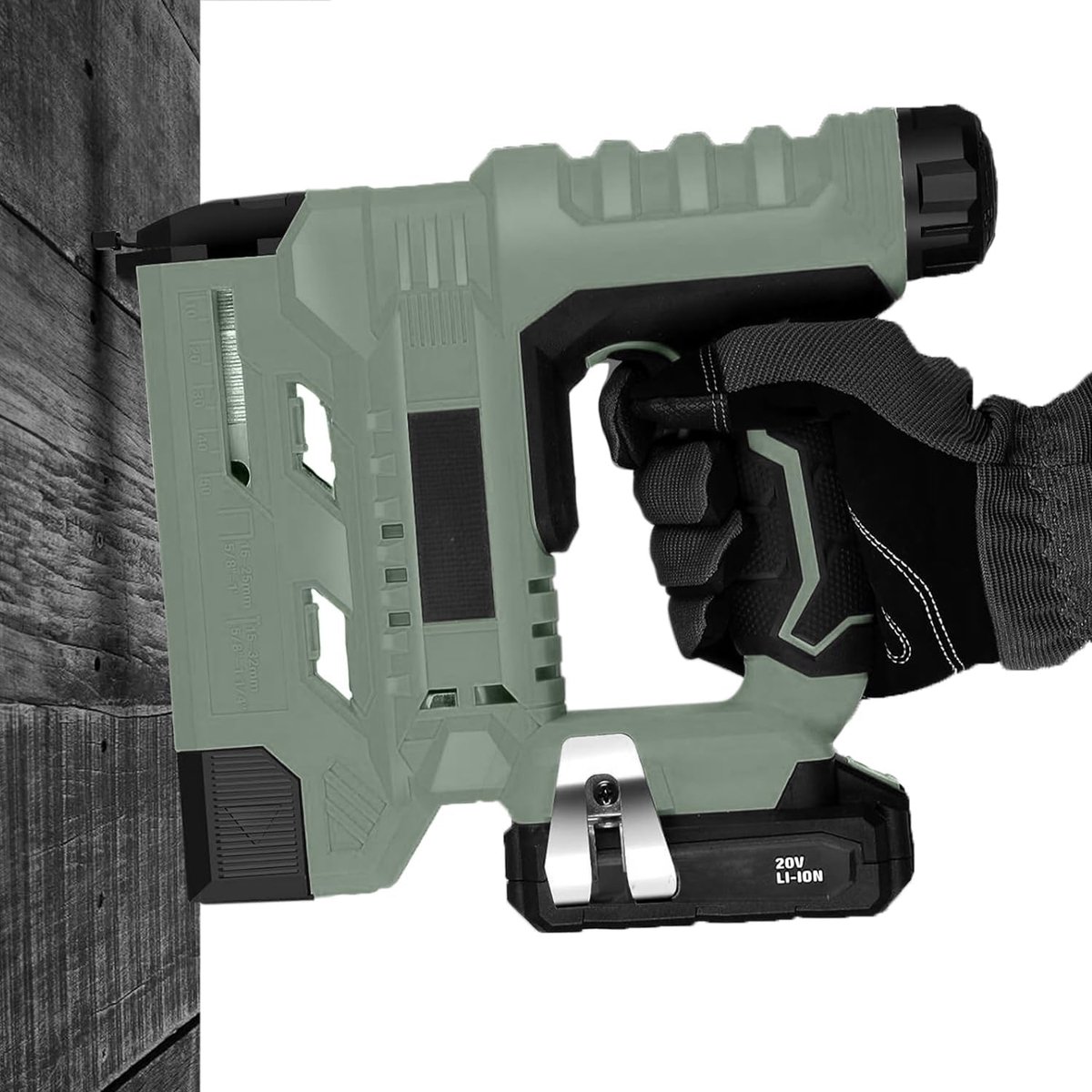 SnelShoppen - 20V Accu Spijkerpistool met Diepte-instelling en Assortiment Vulverpakking - Perfect voor Klussen, Creatieve Projecten en Behang