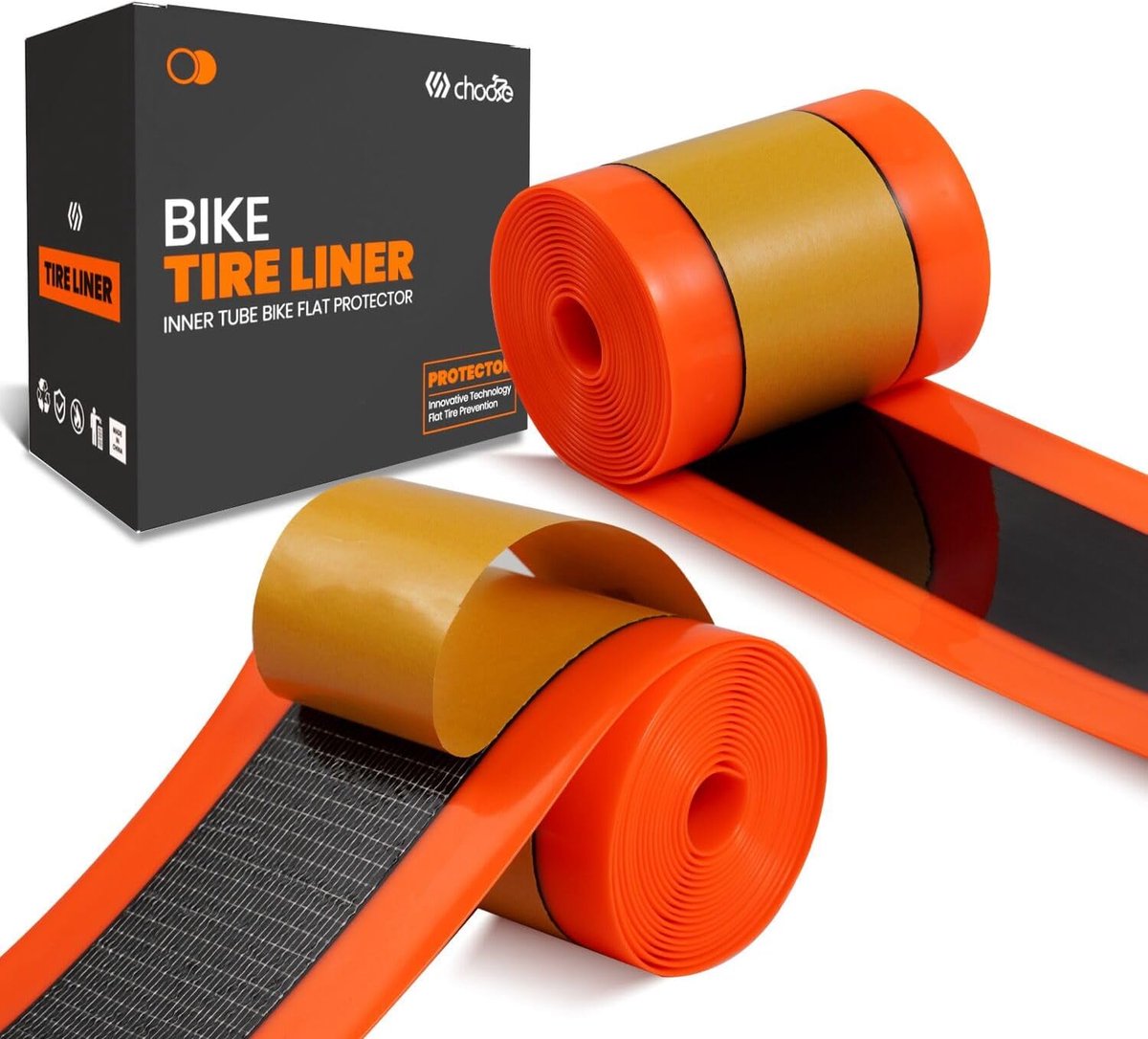 SnelShoppen - Leak-proof Fietsbande beschermers, Punctie Bescherming voor Fietsbanden, Zelfklevend, Geschikt voor 12-29 Inch, Snelle Installatie