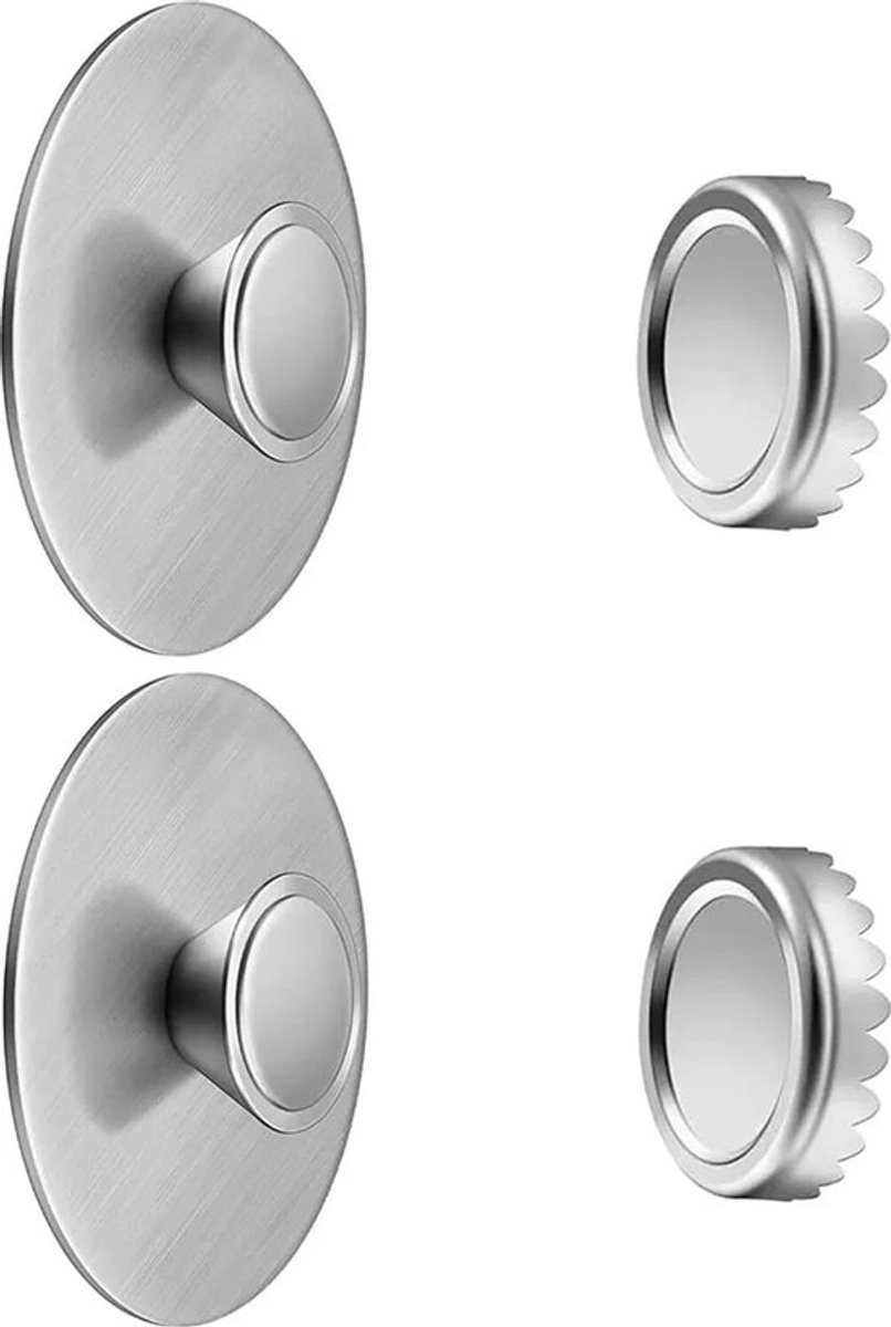 Het zwarte magnetische raamhor sluit automatisch.