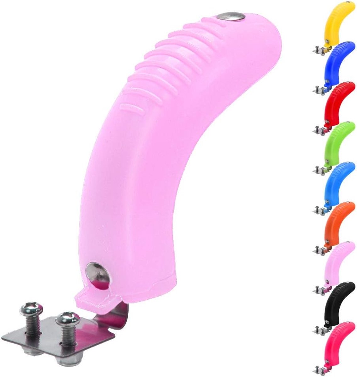 SnelShoppen - Achterremblokken voor Scooter Vervanging - Hoogwaardige Metaal - Geschikt voor Micro Kickboard Mini Deluxe - Universele Remmen voor 3-Wi