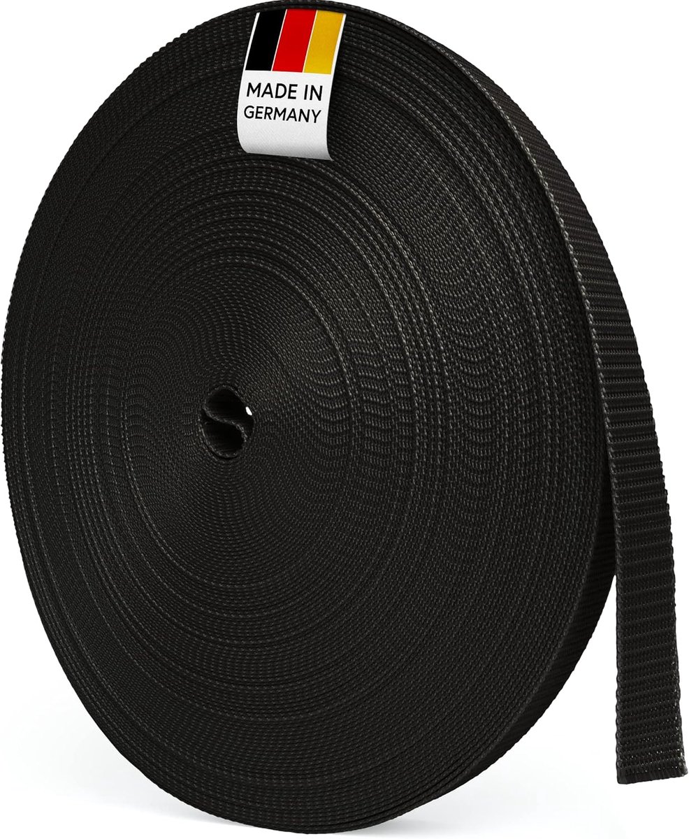 SnelShoppen - Roller Shutter Belt 50m - 14mm, 18mm, 20mm, 23mm - Hoogteerbestendig, UV-Stabiel, Grijs - Geschikt voor Rolluiken op Deuren en Ramen