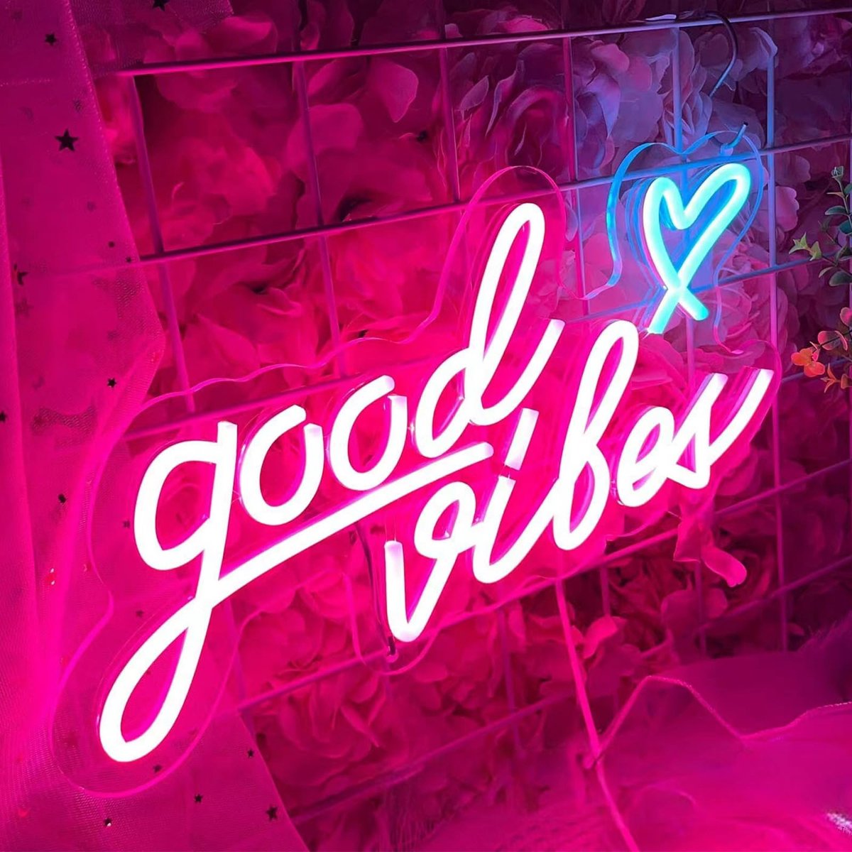 SnelShoppen - Neonbord LED Neon Wandlamp Acryl USB Decoratieve Neonlichten voor Slaapkamer, Feestjes, Nachtclub, Wijnkelder - Kleurvol Neonlicht