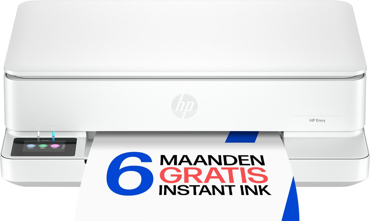 Bol.com HP ENVY 6110e - All-in-One Inkjetprinter - Geschikt voor Instant Ink - Wit aanbieding