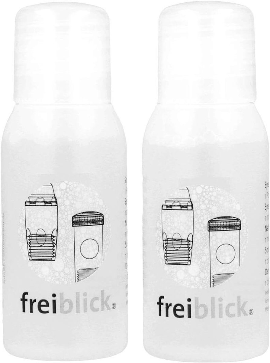 SnelShoppen - 2x50ml Freiblick Glazen Cleaner - Perfecte Schoonmaak voor Brillen en Monturen - pH Neutraal en Oplosmiddelvrij - Tot 50 Brillenbaden