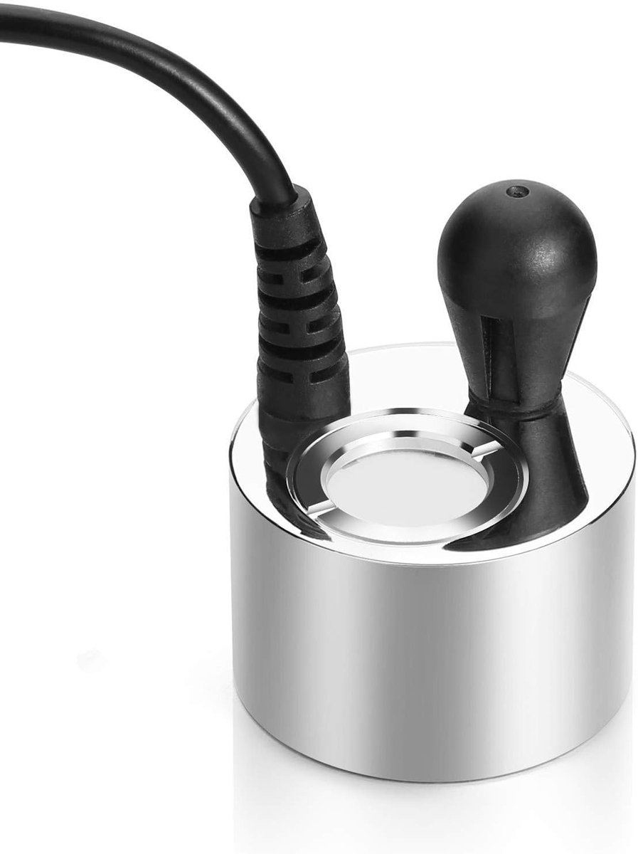 SnelShoppen - Ultrasonische Mist Maker Fogger, Aluminium Nebulizer met Keramische Schijven, 400mL/H, Perfect voor Tuin, Vijver, Aquarium, Creatieve Ef