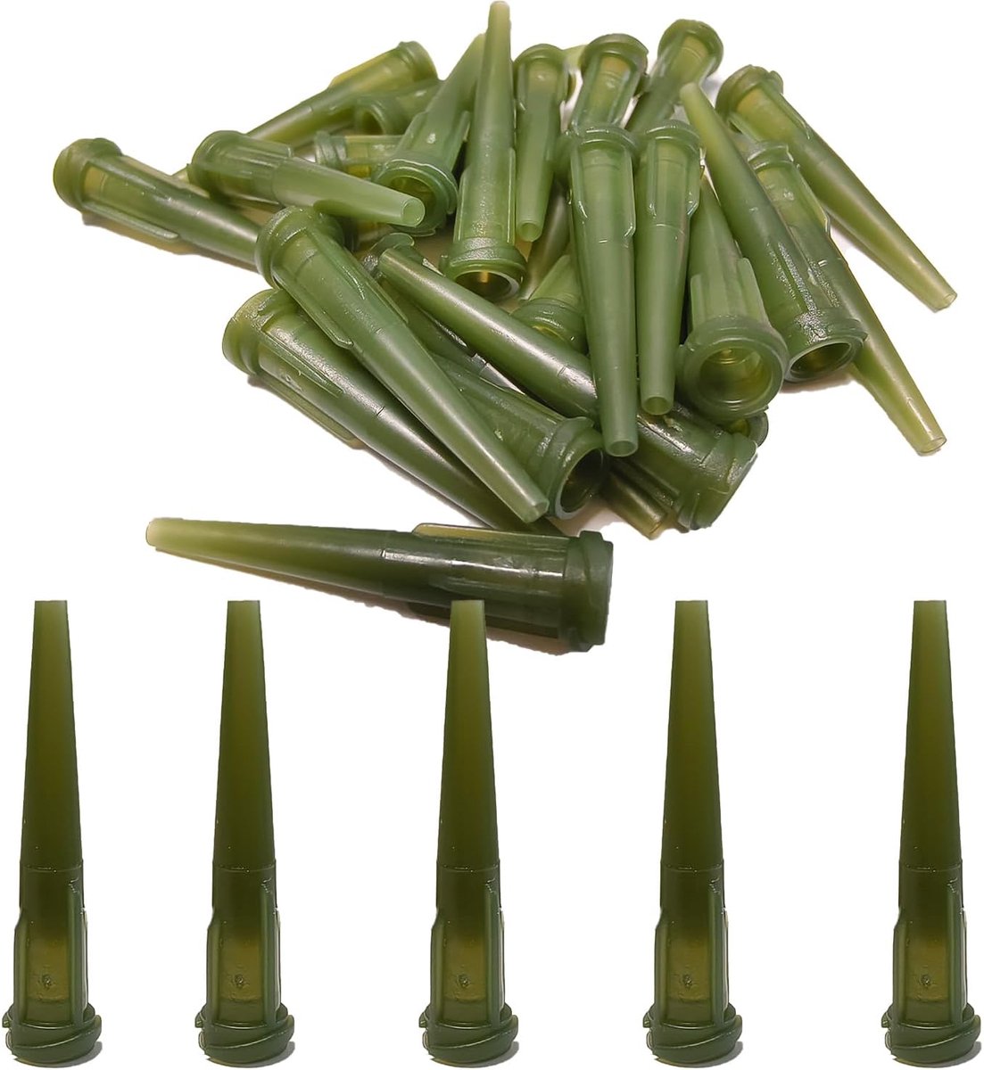 SnelShoppen - Plastic Spender Needles 14 GA, Conische Precisie Lijm Applicator Tips, 110 Stuks, Duurzaam voor Industrie en Creatieve Projecten