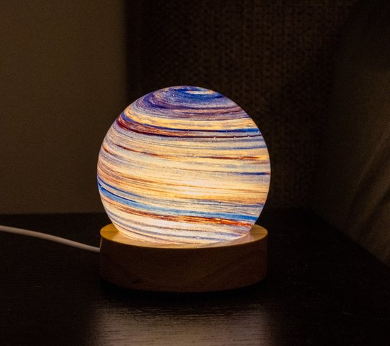 Nachtlamp - Lamp - Sunset Cloud - Zonsondergang Wolk - 8 cm - 3D geprint van Decostar — afbeelding 5