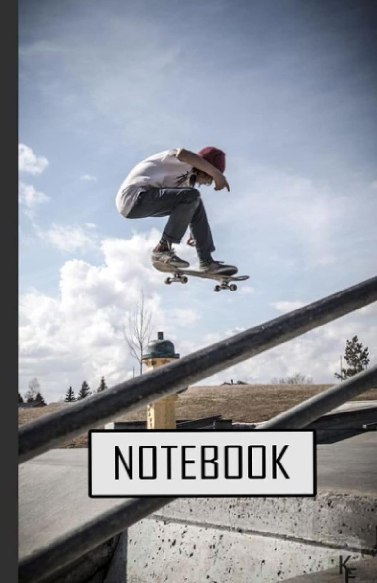 SnelShoppen - Glorious Skateboards Notitieboek - Skateboard Design Lined Notebook voor Jongens, Tieners en Studenten - Perfect voor School, Studie, Cr
