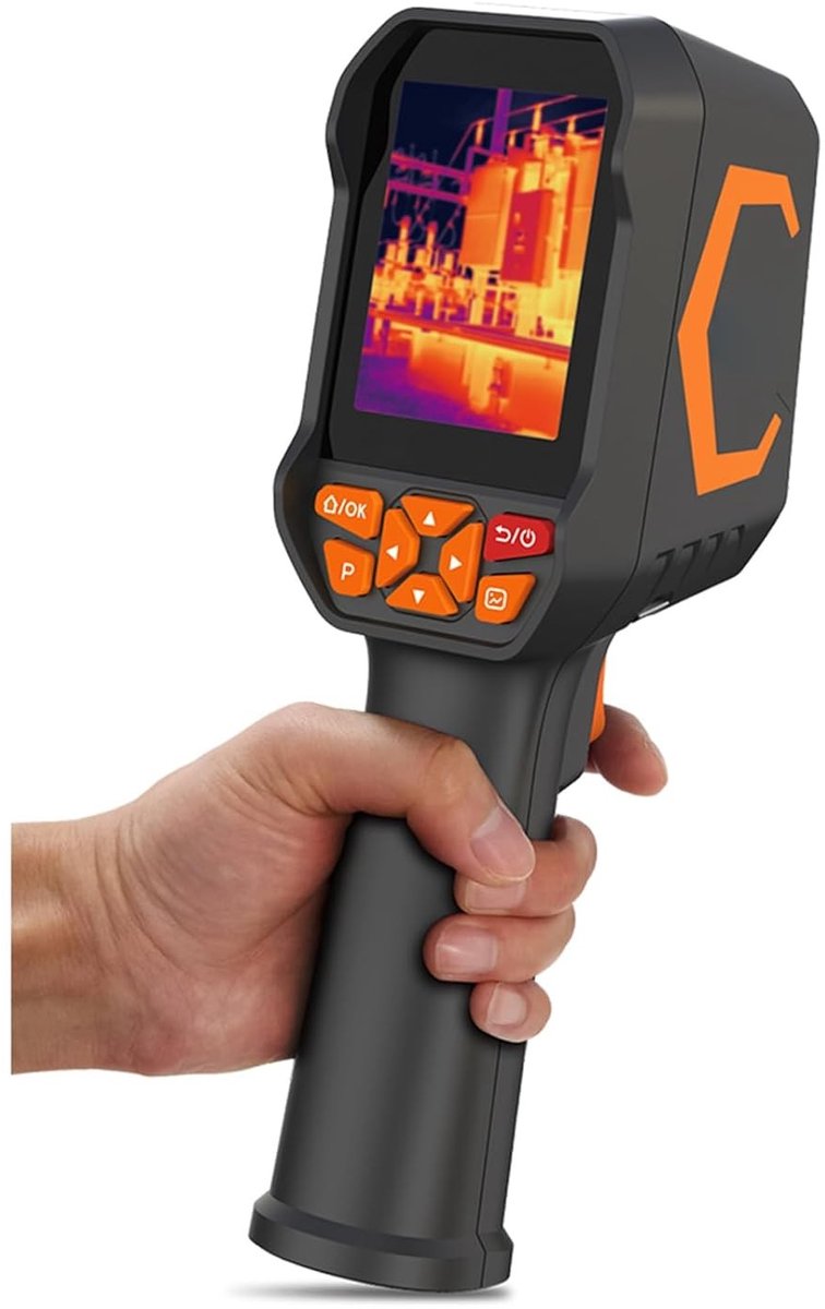 Thermische Imager met 300 x 225 IR-resolutie, Draagbare Infraroodcamera met 2600mAh Batterij en 8GB Opslag voor Ingenieurs, Elektriciens en Bouwinspecteurs