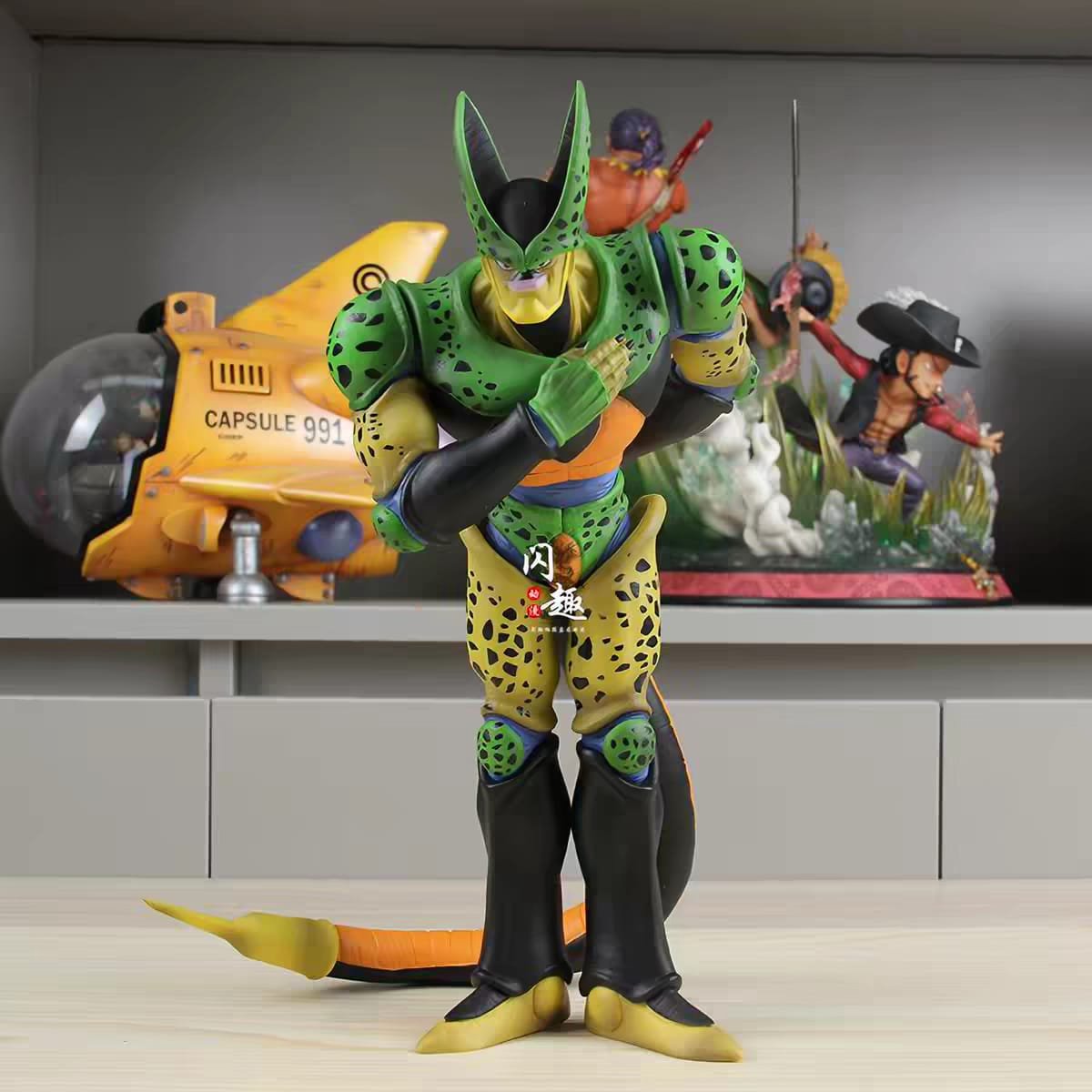 Dragonball Z - Figurine - Cell Second Form - 32cm - Cell Saga - Anime - Dragon Ball Figuur - Figuren - Geschenk - Beeldje - Pvc - Collectie - Ornament