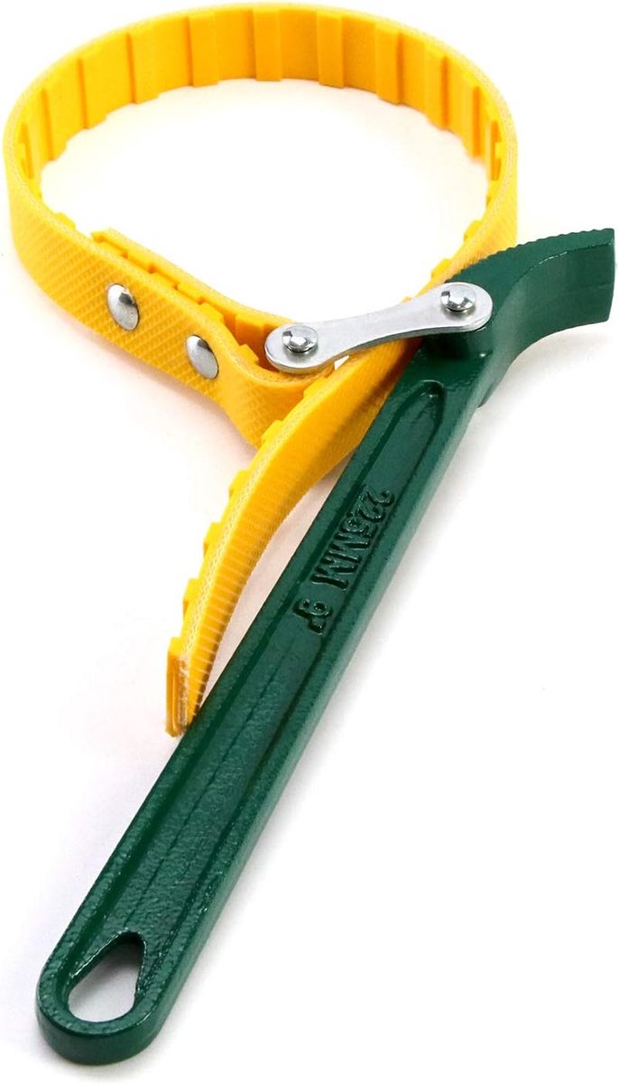 SnelShoppen - QWORK Banden Sleutel, Anti-slip Rubber Band Sleutel voor Mechaniciens en Loodgieters, 22.5cm Sleutel met 50cm Band, 1 Stuk