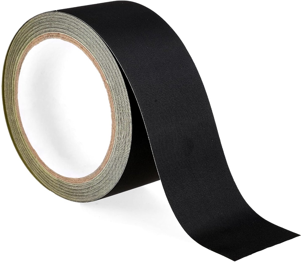 SnelShoppen - Bookbinding Repair Tape 50mm x 10m Textieltape voor Boekreparatie, Zwart, Hoogwaardige Zelfklevende Reparatietape, Acidvrij voor Binding