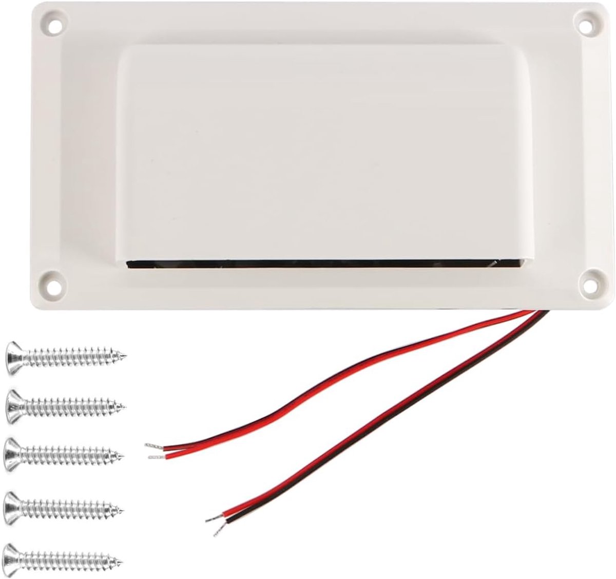 SnelShoppen - 12V Uitlaat Ventilator Side Air Fan 15W voor Caravans, Motorhomes en Trailers - Efficiënte Ventilatie voor Camping en Reizen