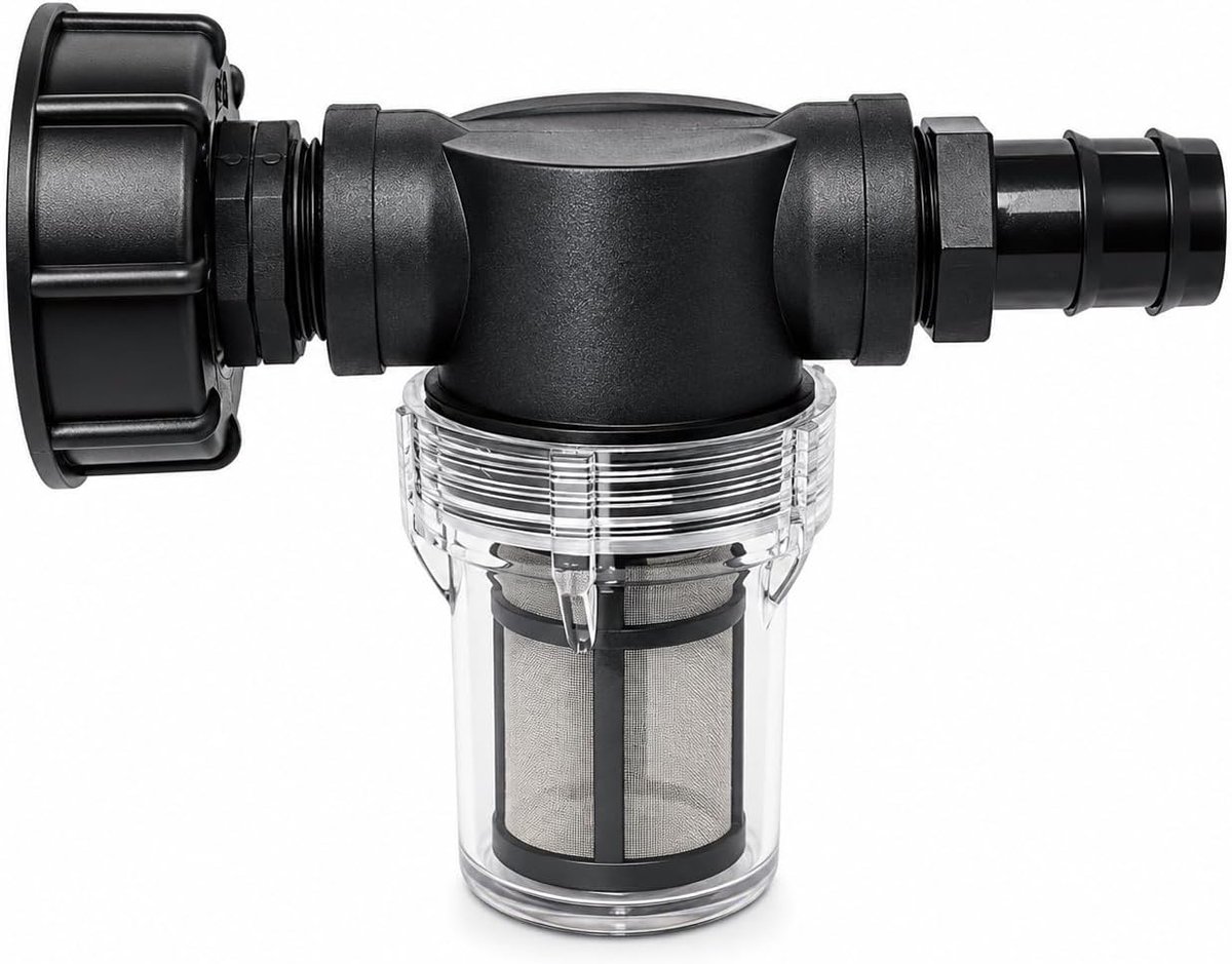SnelShoppen - IBC Tank Filter Connector - Regenwaterfilter Slang Connector 32mm - IBC Tank Adapter met Filteruitgang - Voor Tuin, Camping en Wateropva