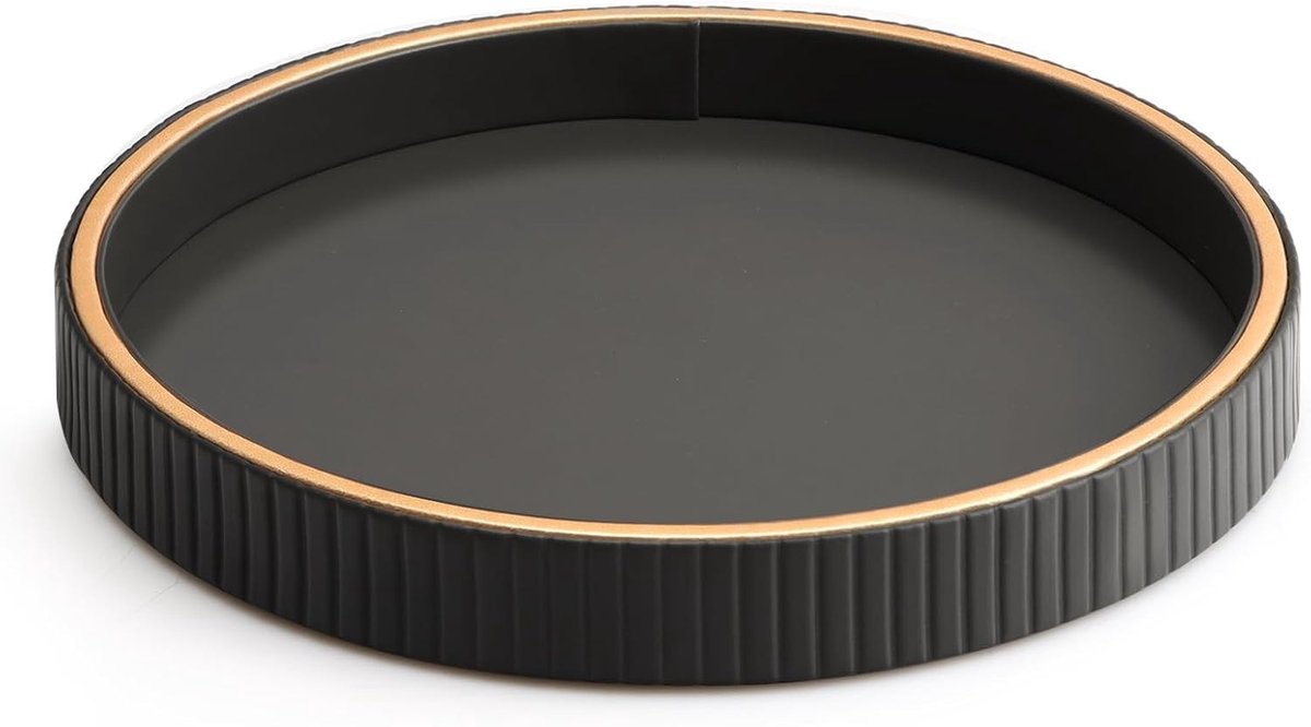 Leren Opbergtray voor Bureau - Decoratieve Organizer voor Cosmetica, Telefoon, Portemonnee en Bestek