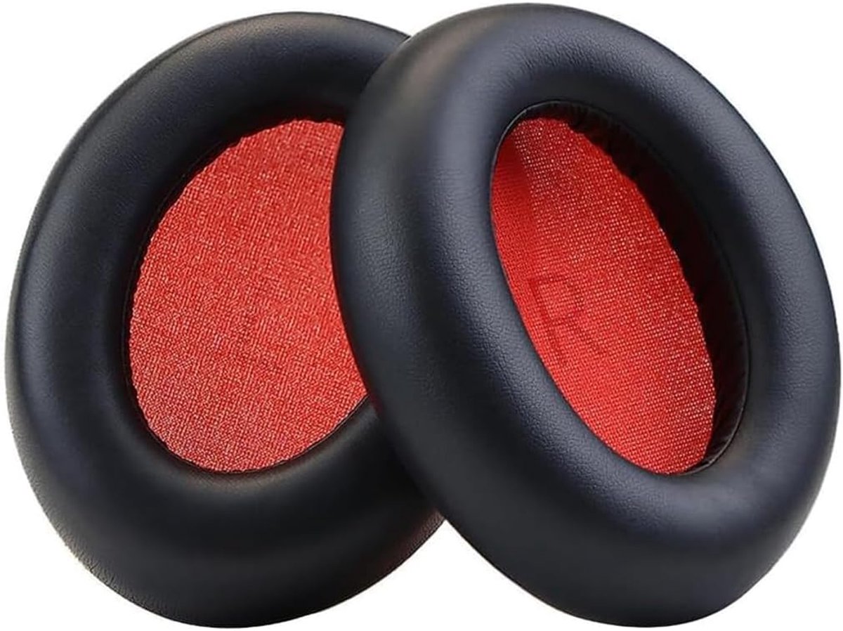 SnelShoppen - 2PCS Vervangende Oorkussens voor Noise Cancelling Hoofdtelefoons - Earpads voor Comfortabel Gebruik - Hoogwaardig Kunstleer en Geheugens