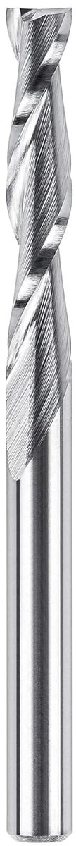 SnelShoppen - Spiral Frees Cutter 4mm Schacht, 22mm Snijlengte, Houtbewerking, VHM, CNC Router Bit, 2 Snijkanten voor Precisie en Efficiëntie
