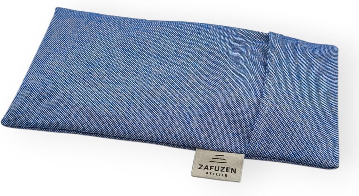 SnelShoppen - Eye Pillow met Wasbare Cover 'Sky', Natuurlijk Katoen, Lavendel en Rijst, Ideaal voor Yoga, Meditatie, Ontspanning en Rustmomenten