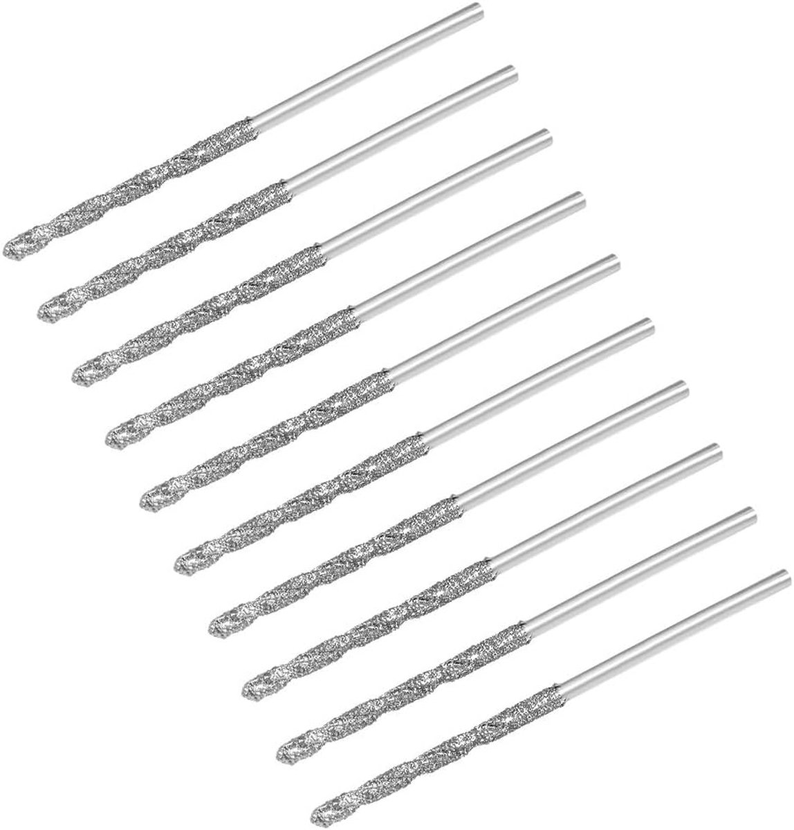 sourcing map 10 stuks spiraalboren sneldraaistaal HSS 1,2mm voor glasschelpen steenplaten