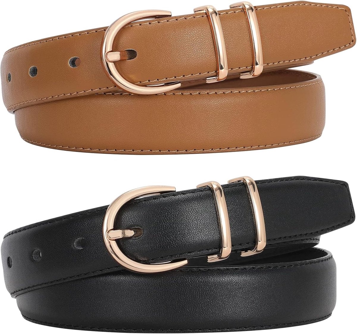 Riemen voor jeans, mode, damesriem voor broeken, jurken met gouden gesp