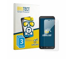 Screenprotector 3 Stuks voor Emporia Smart.7 Mini Beschermglas transparant