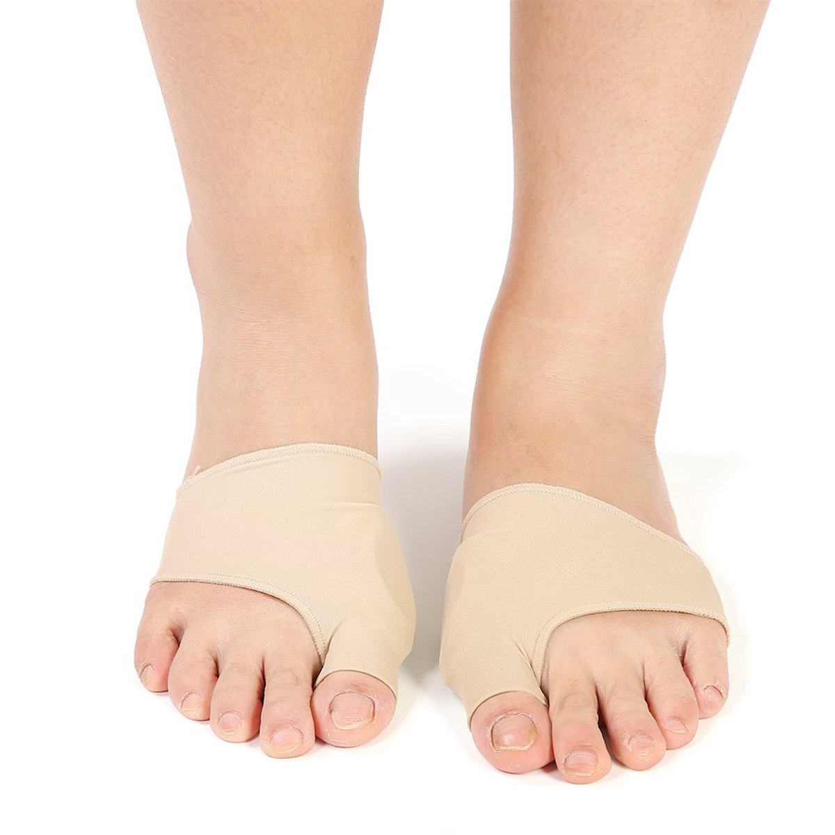 Corrector en Foot Pain Relief Sleeve Kit met Gel Pads Cushion Bal van voetbescherming van teenscheiders L