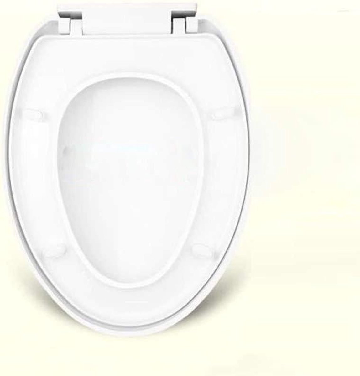 Toiletbril - Toiletdeksel - Hygiënisch Werken - Soft-close scharnier - Verstelbaar 45-47 cm - Wit