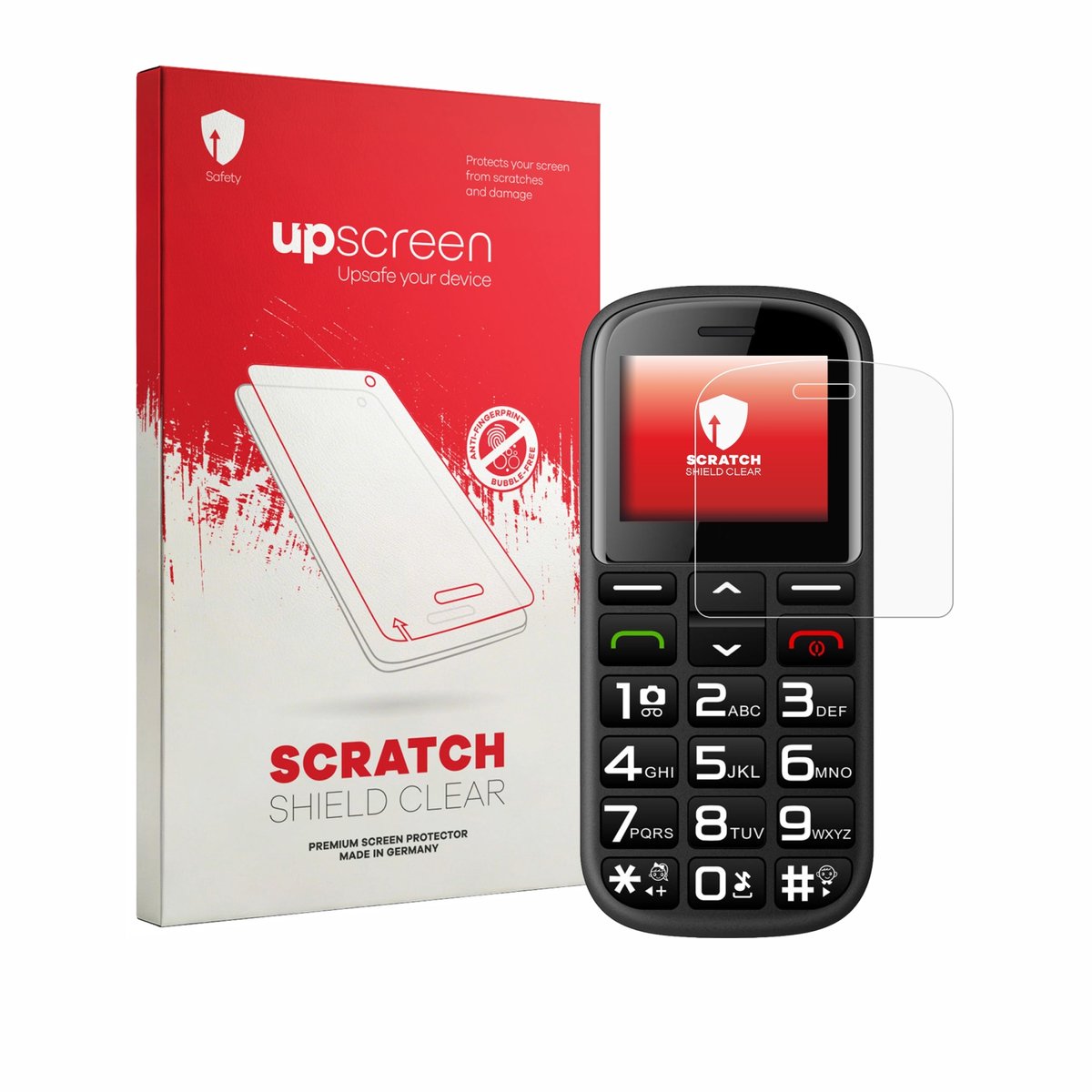 upscreen - Screenprotector voor artfone CS182 - Folie Beschermfolie transparant